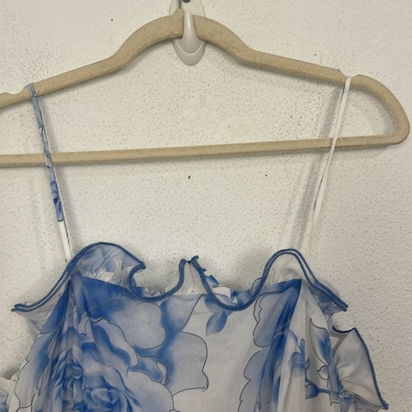 NWT Latiste Women’s White and Colorful Tired Maxi Dress - Picture 10 of 10